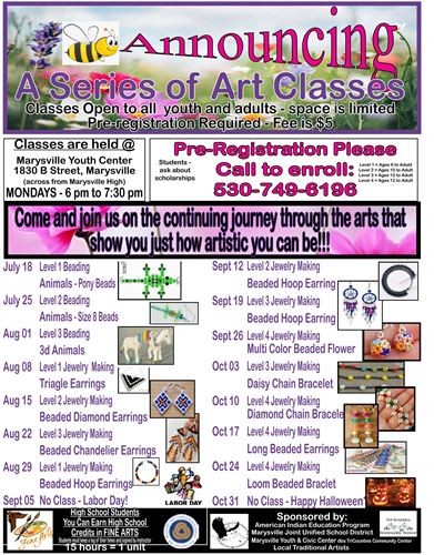 Craft Classes summer fall 2022